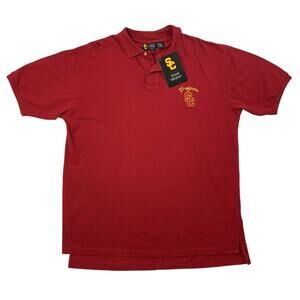 Vintage USC Trojans Shirt Mens XXL Cardinal Red Cotton Southern California Y2K
